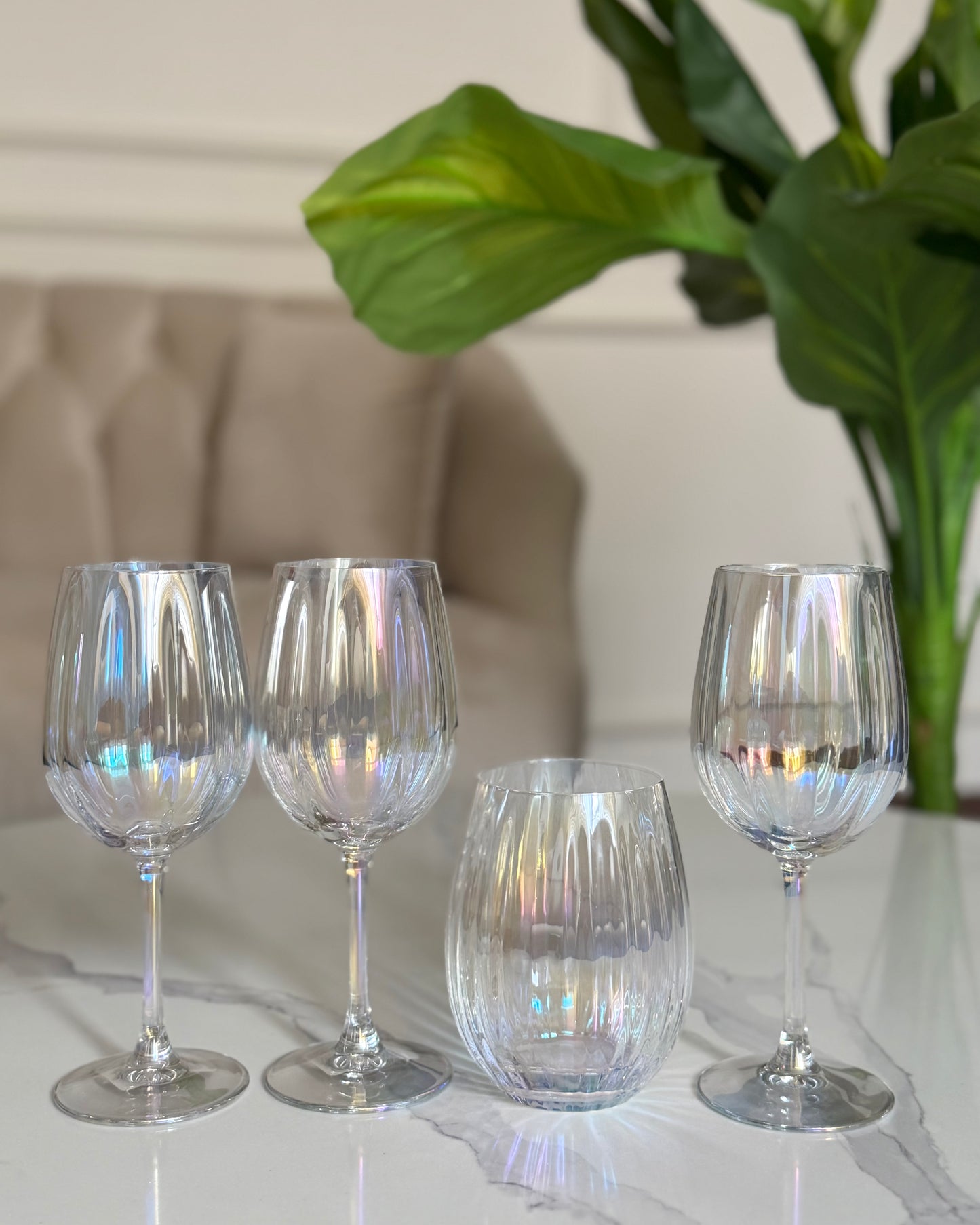 Iridescent Crystal Tumbler