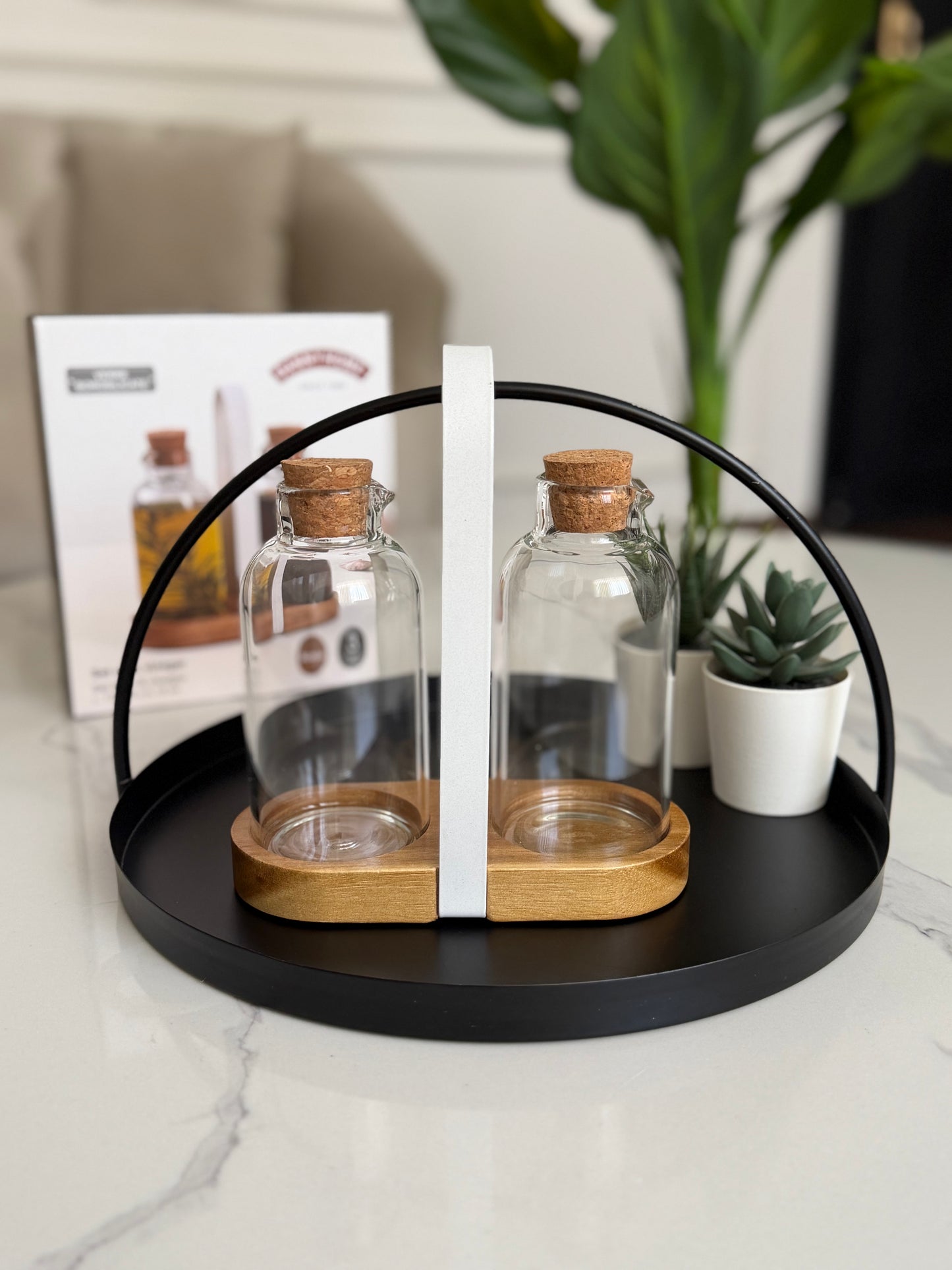 Danny Home Glass Oil & Vinegar Set