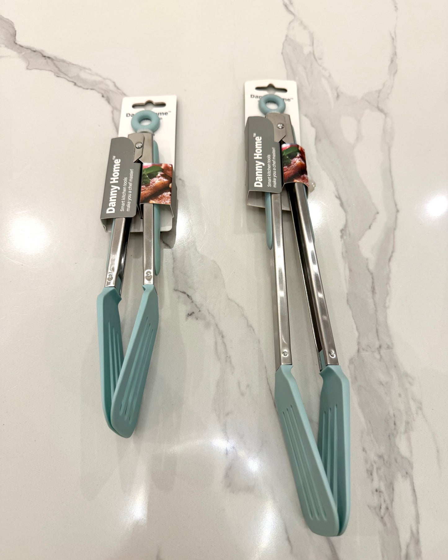 Silicone Kitchen Tongs Set