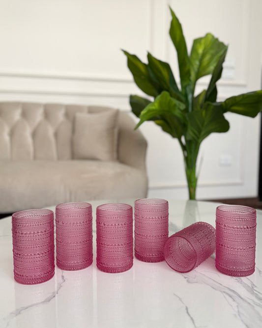 Textured Glass Set