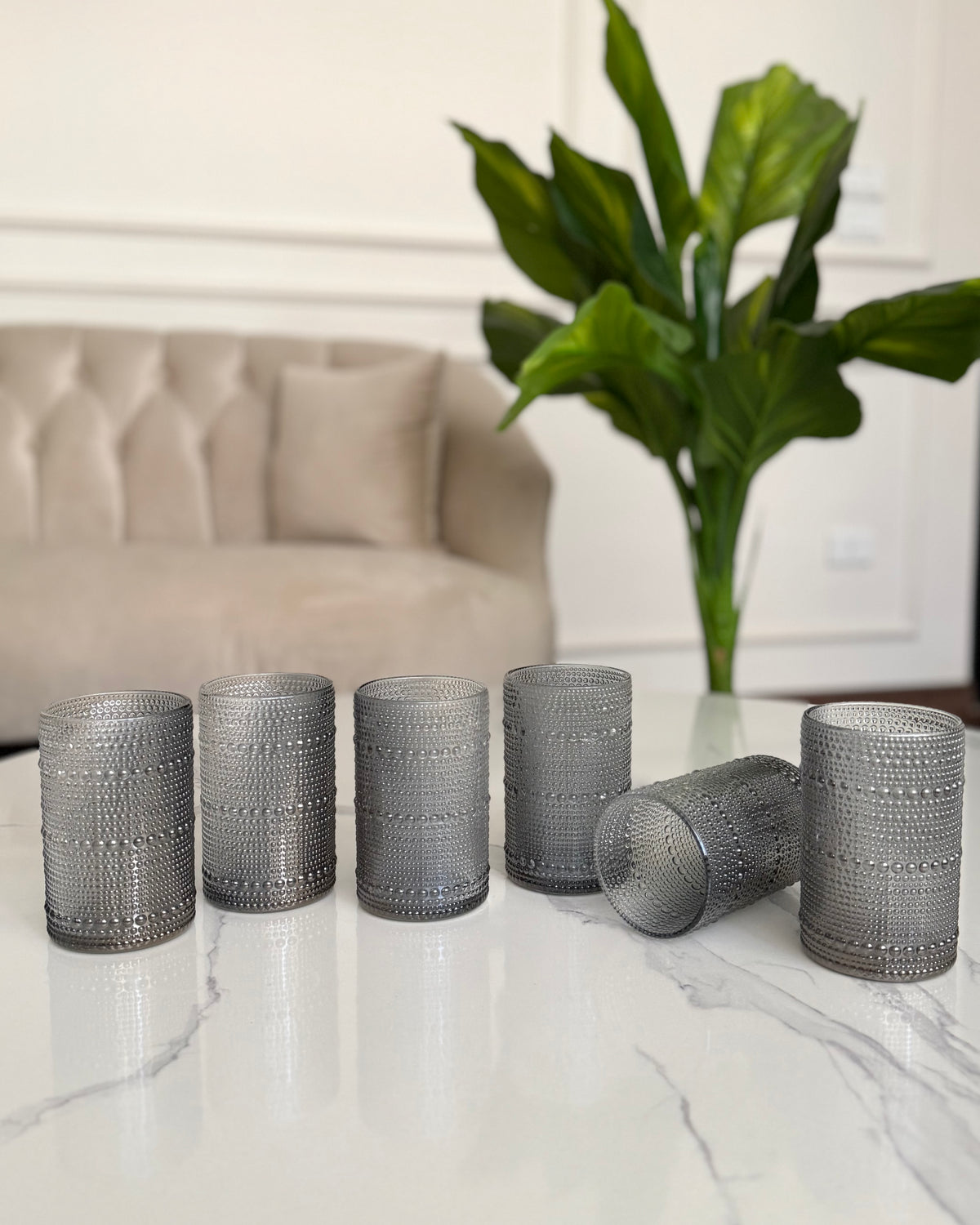 Textured Glass Set
