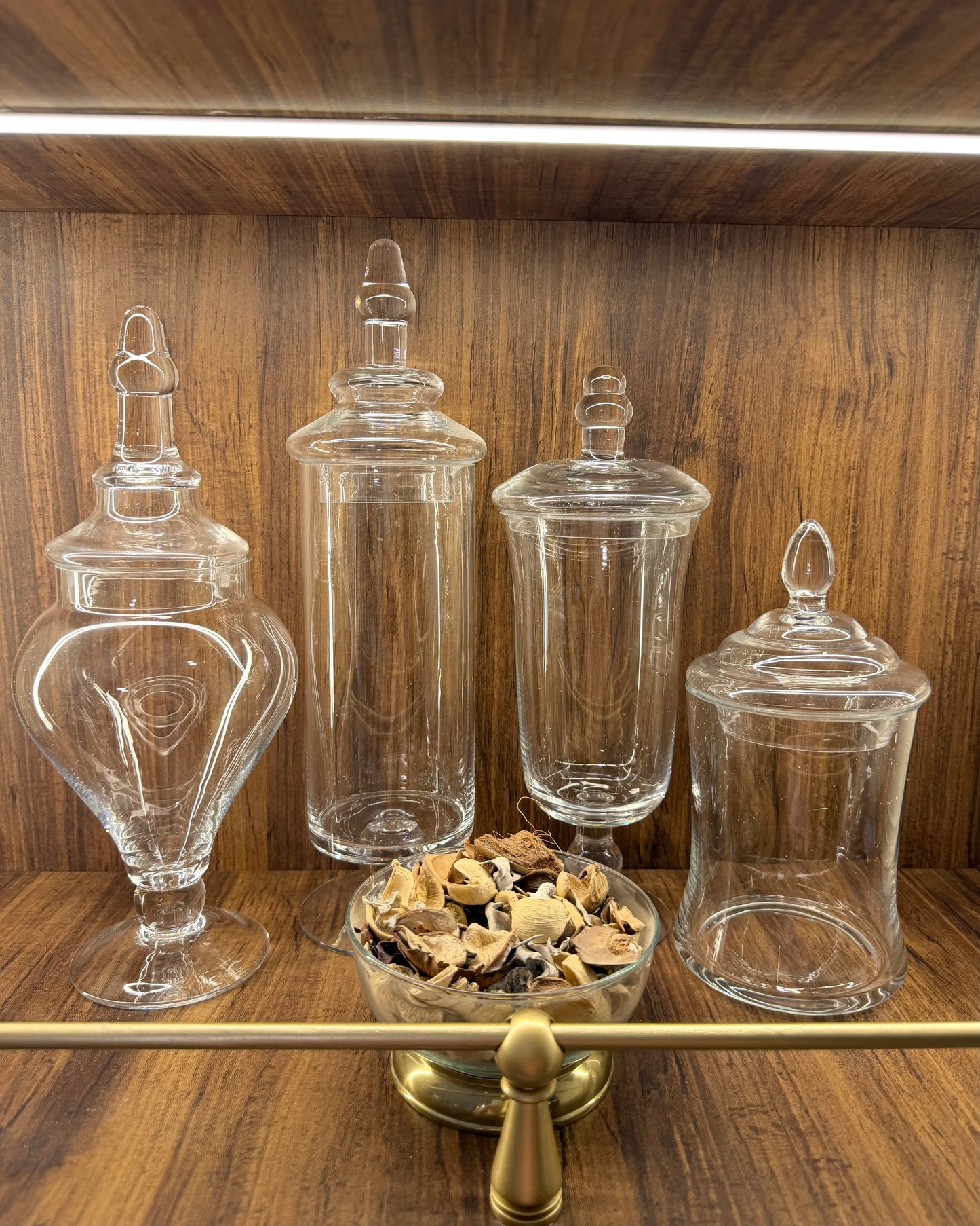 Danny Home glass candy jars