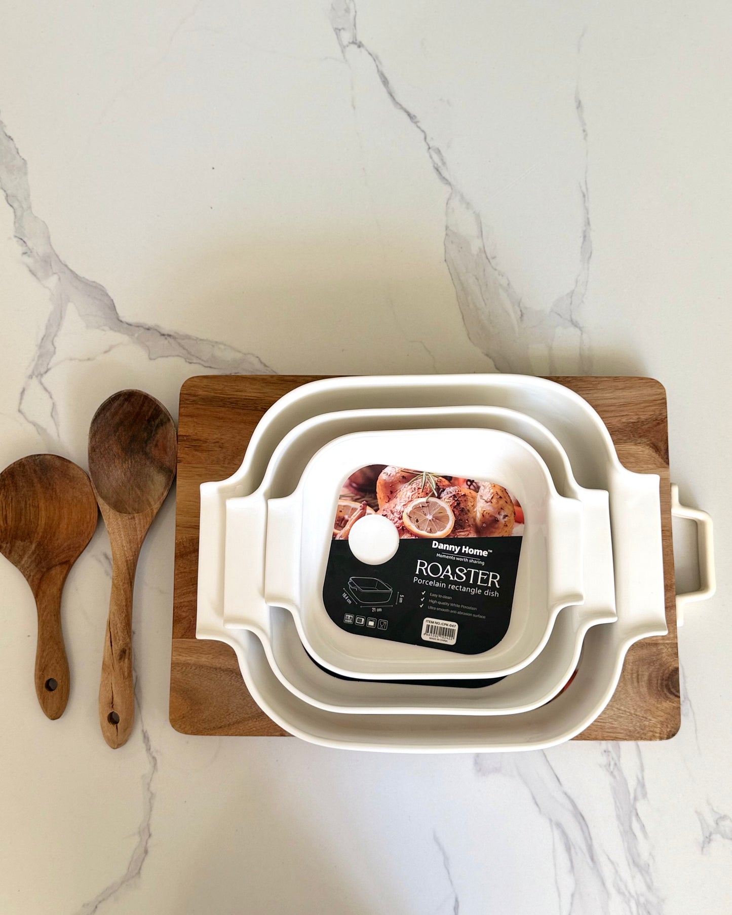 White casserole Set