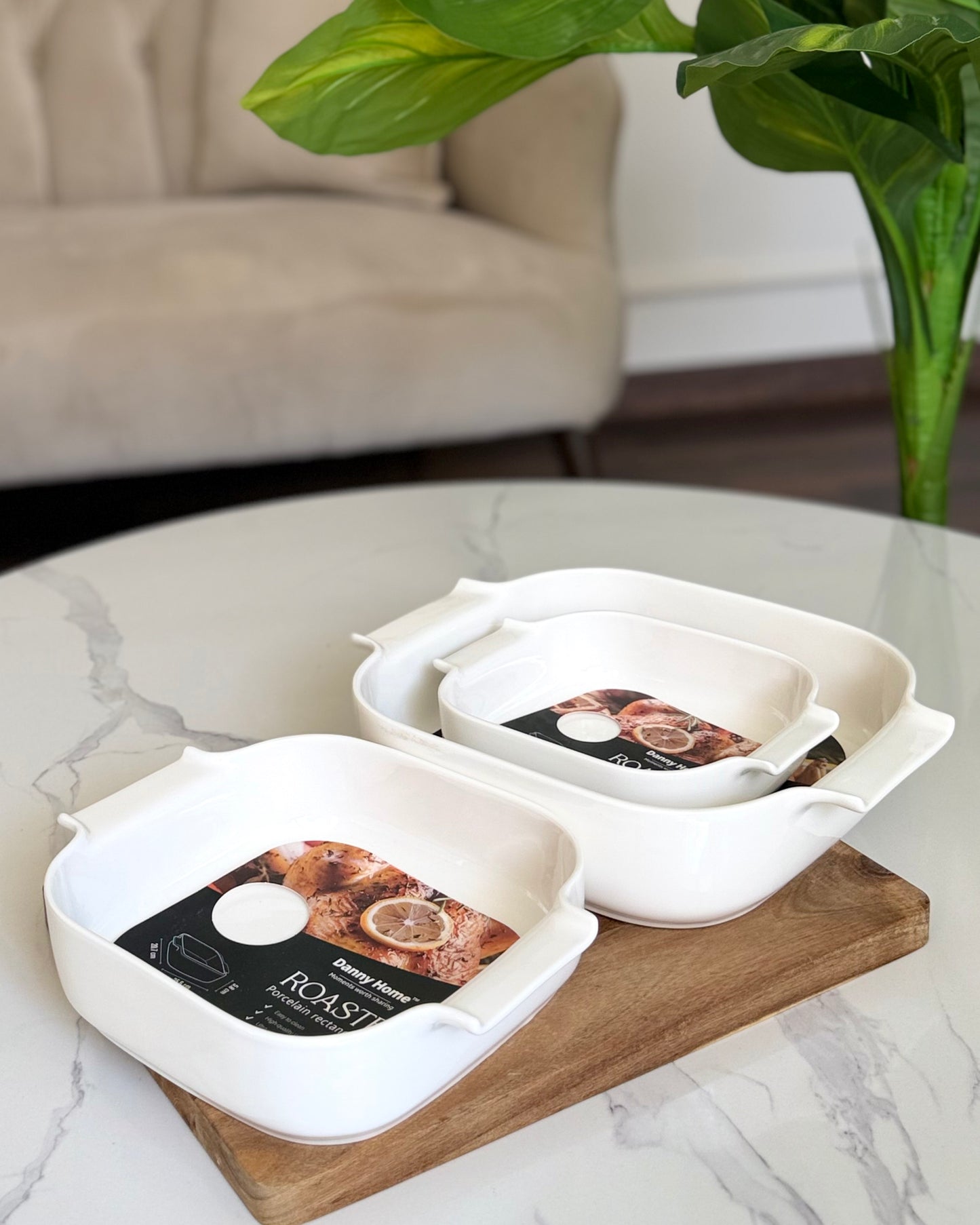 White casserole Set