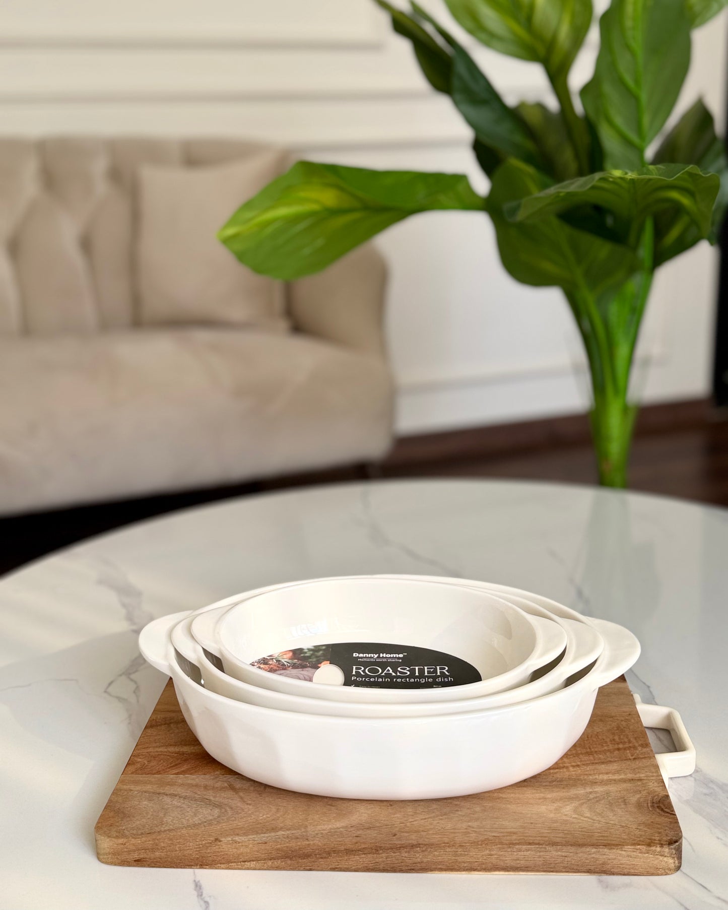 Oval Casserole Set