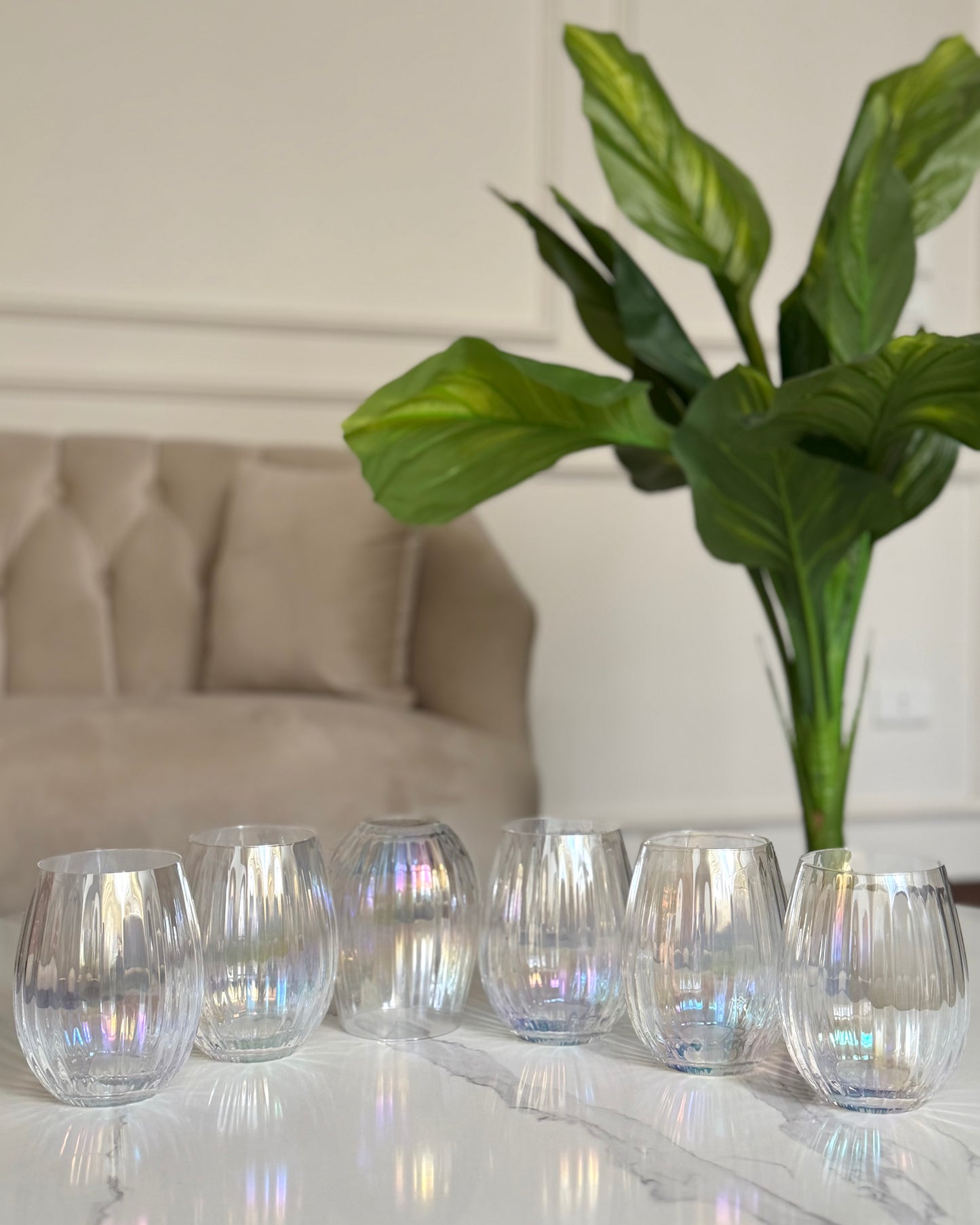 Iridescent Crystal Tumbler