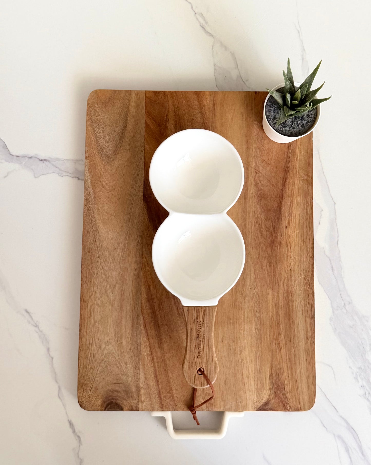 Double Ceramic Serving Dish
