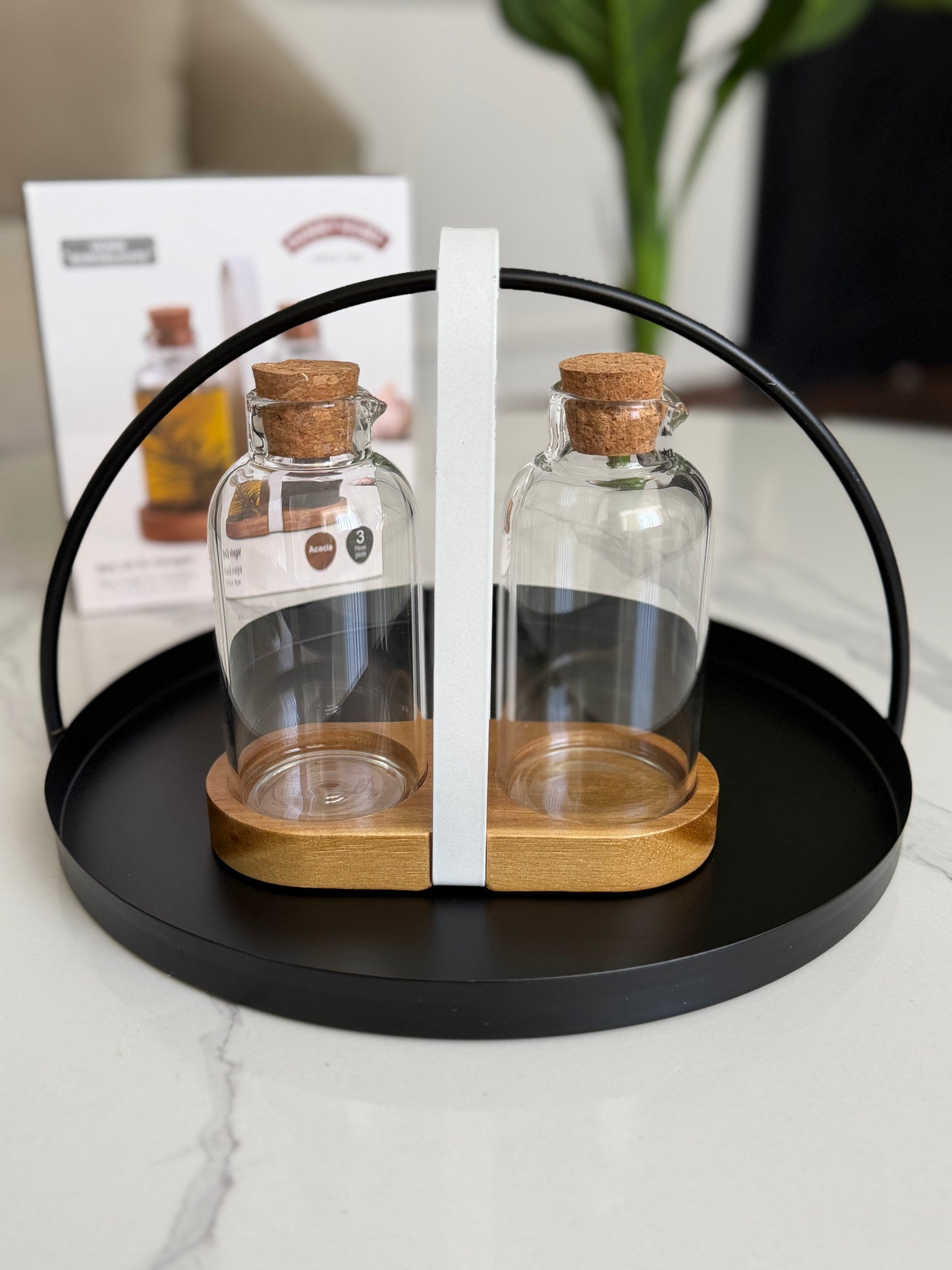 Danny Home Glass Oil & Vinegar Set