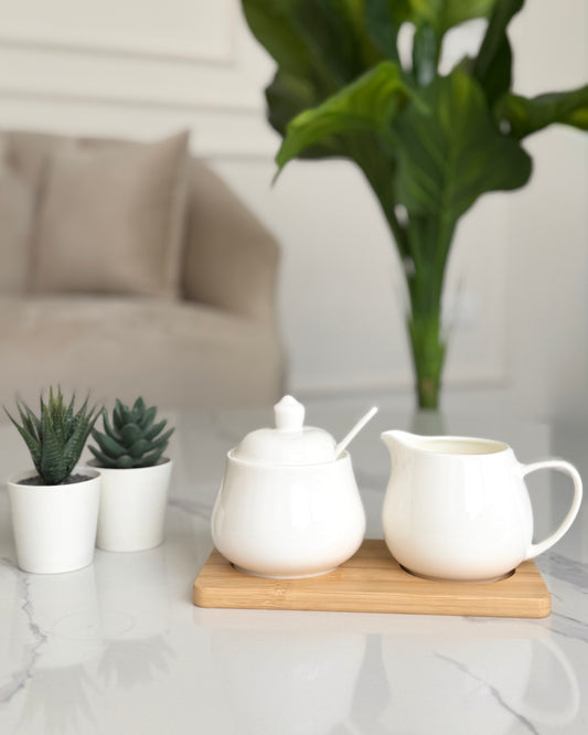 Danny Home Ceramic Sugar Bowl & Milk Jug Set.