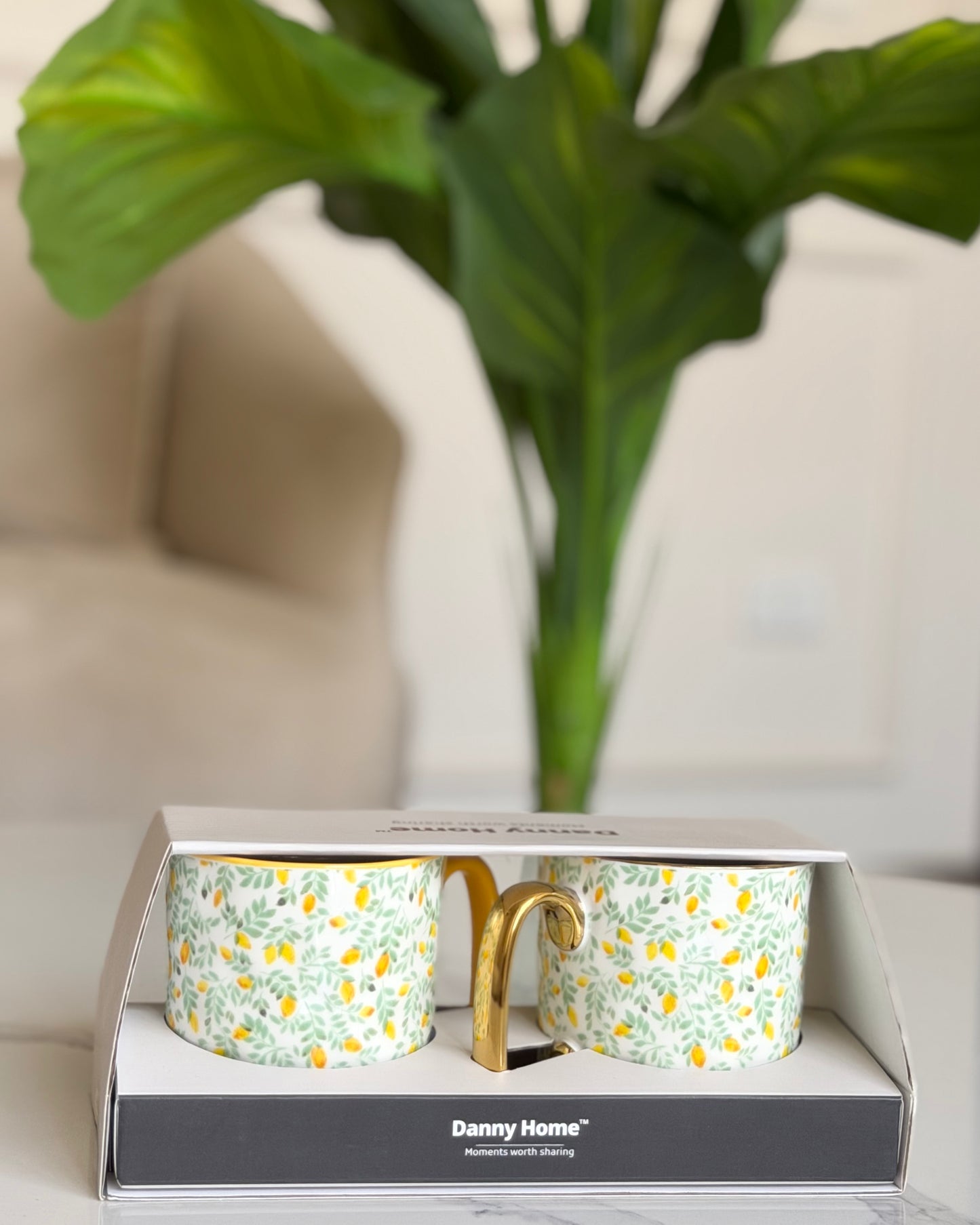 Danny home set of 2 mugs