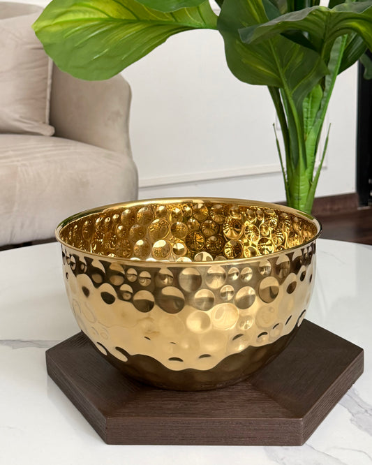 Gold Serving Bowl