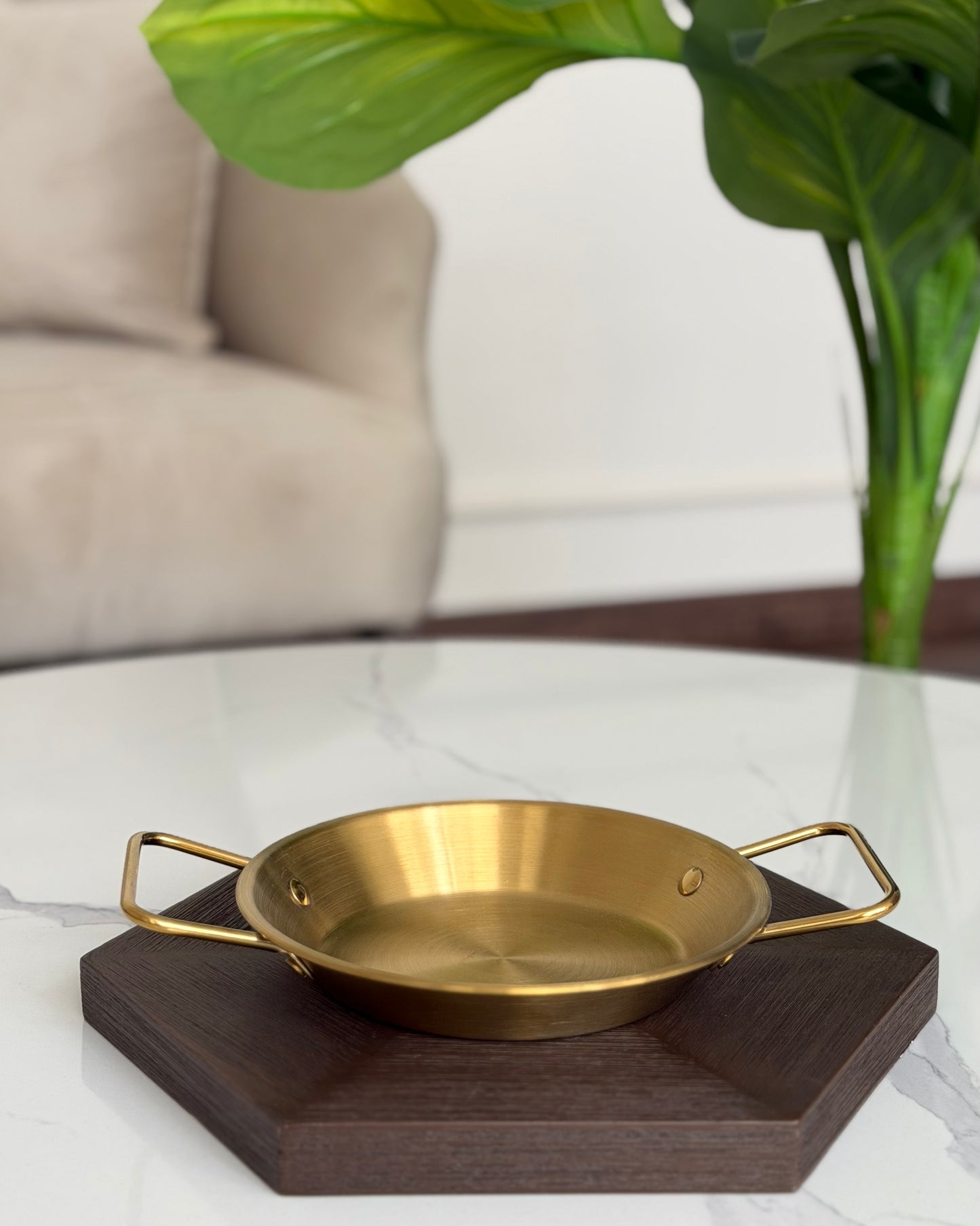 Gold Serving Pan