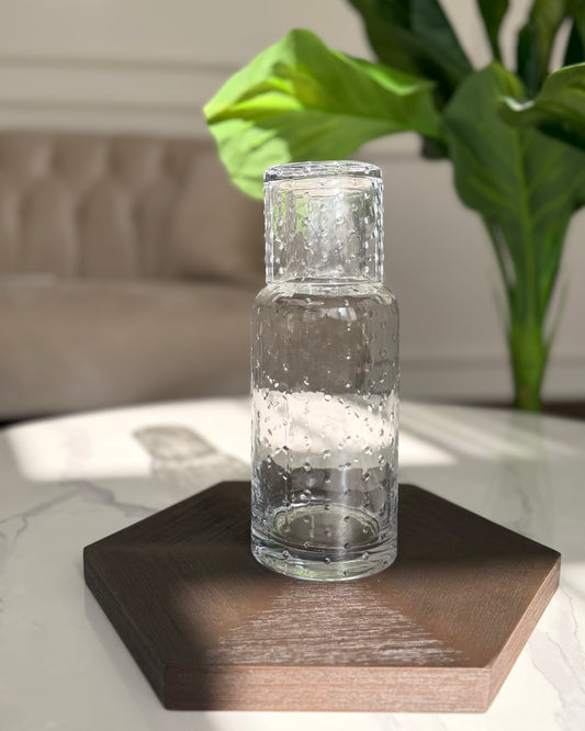 Glass Carafe & Tumbler Set