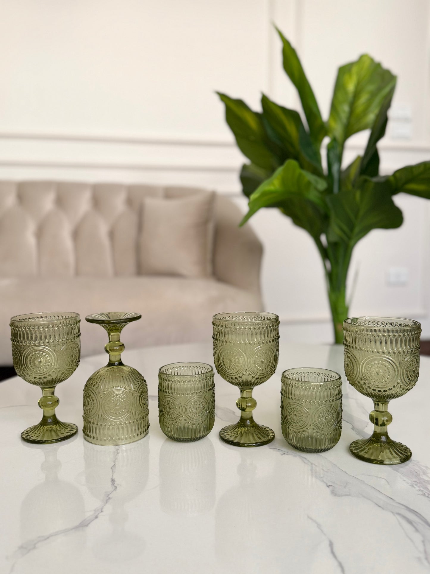 Vintage Glass Set