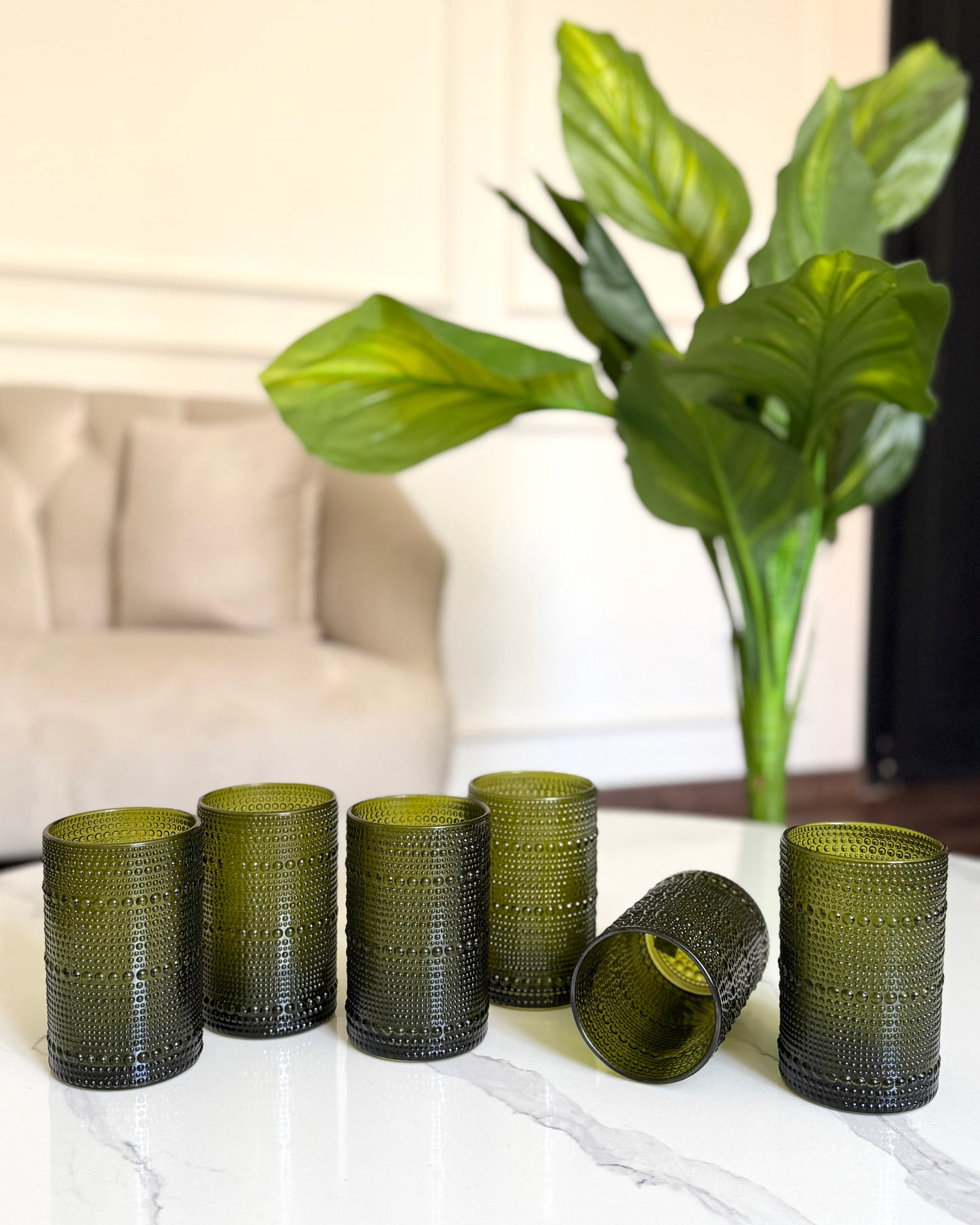 Textured Glass Set