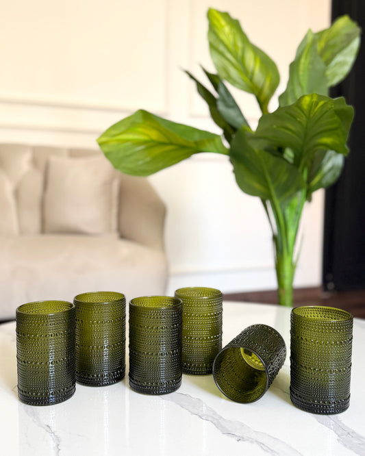 Textured Glass Set