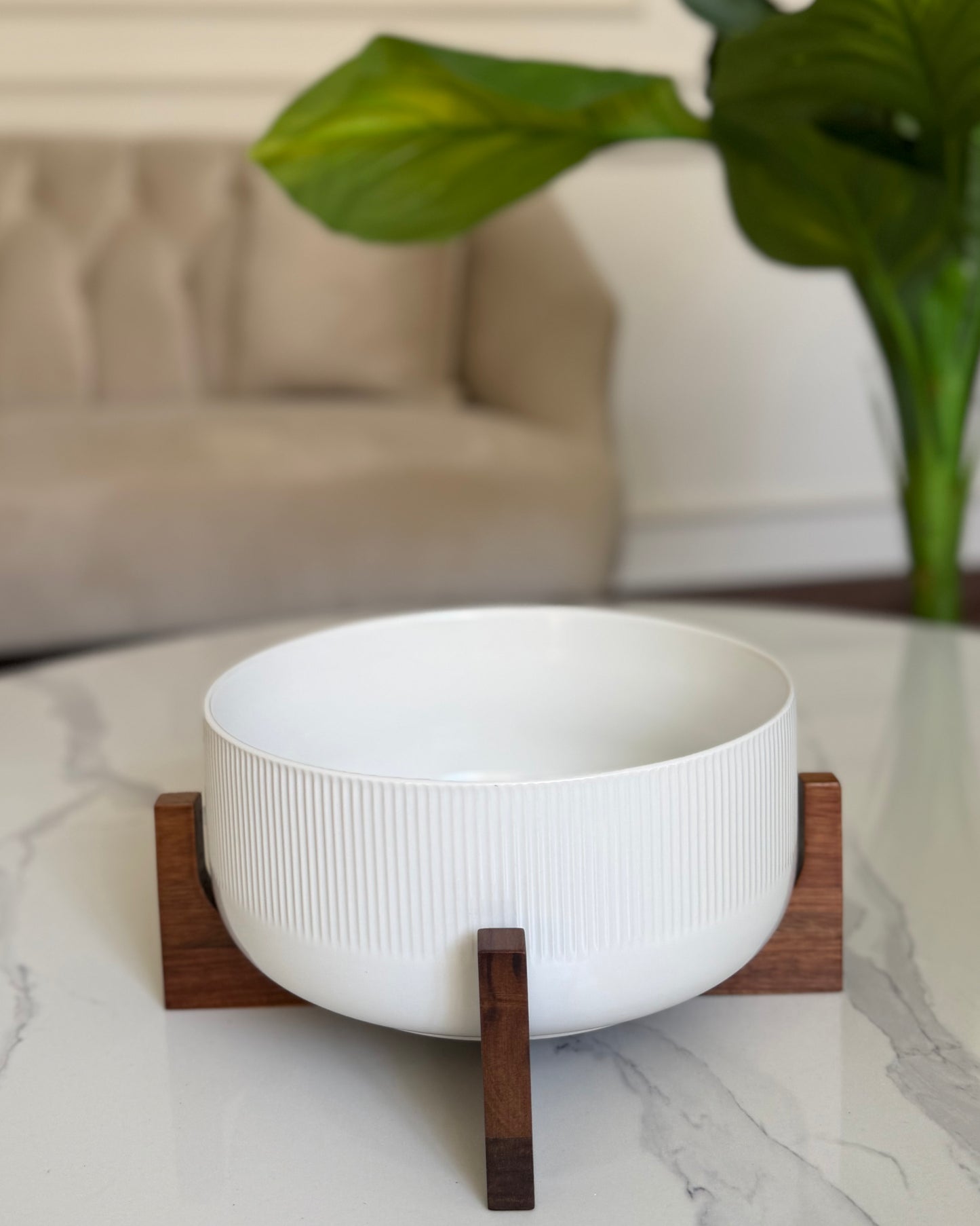 Rounded Serving Bowl