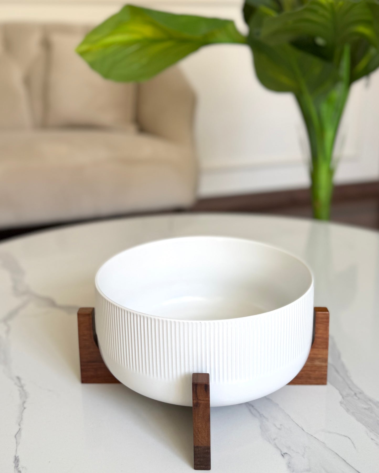 Rounded Serving Bowl
