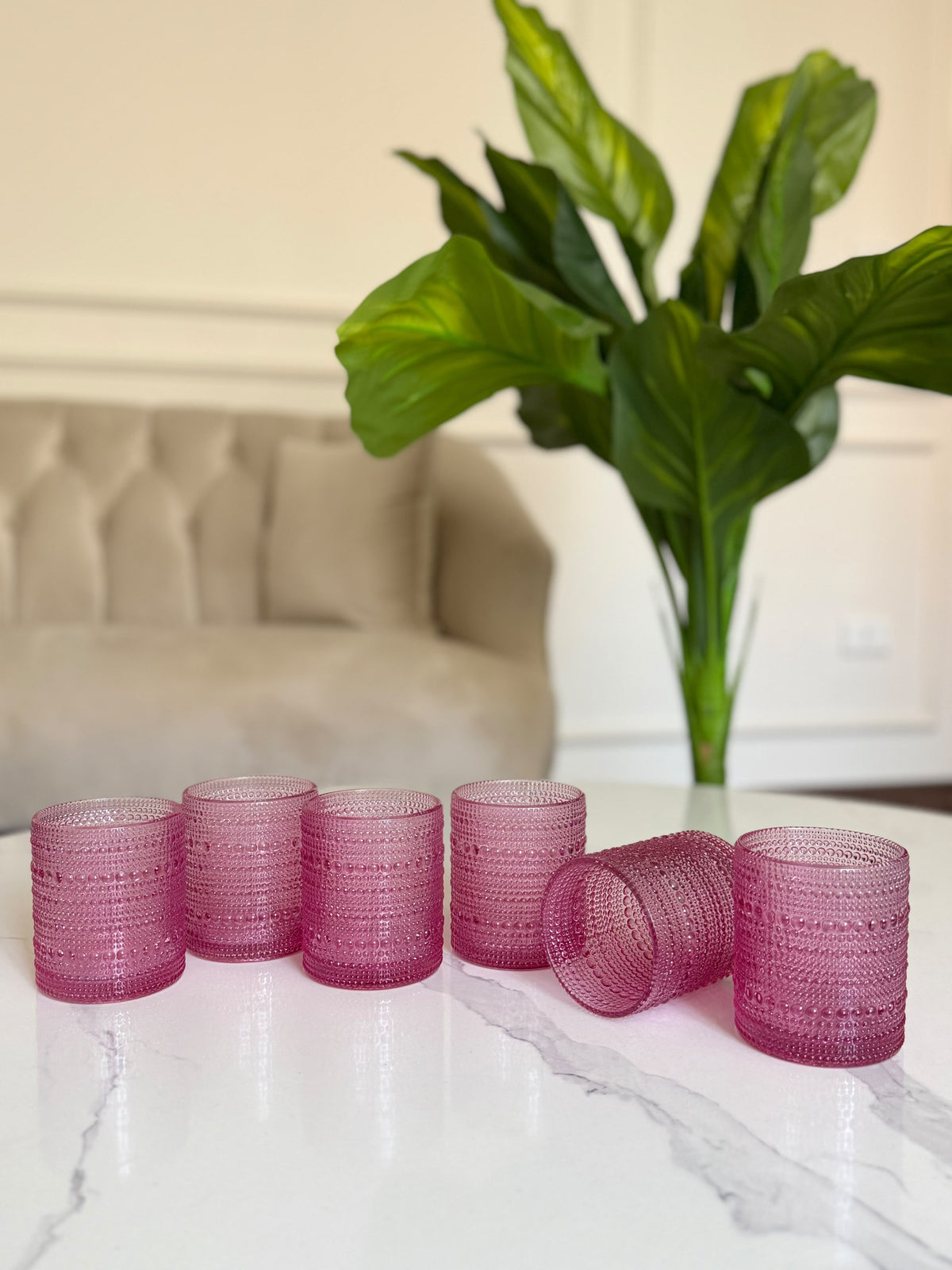 Textured Small Glass